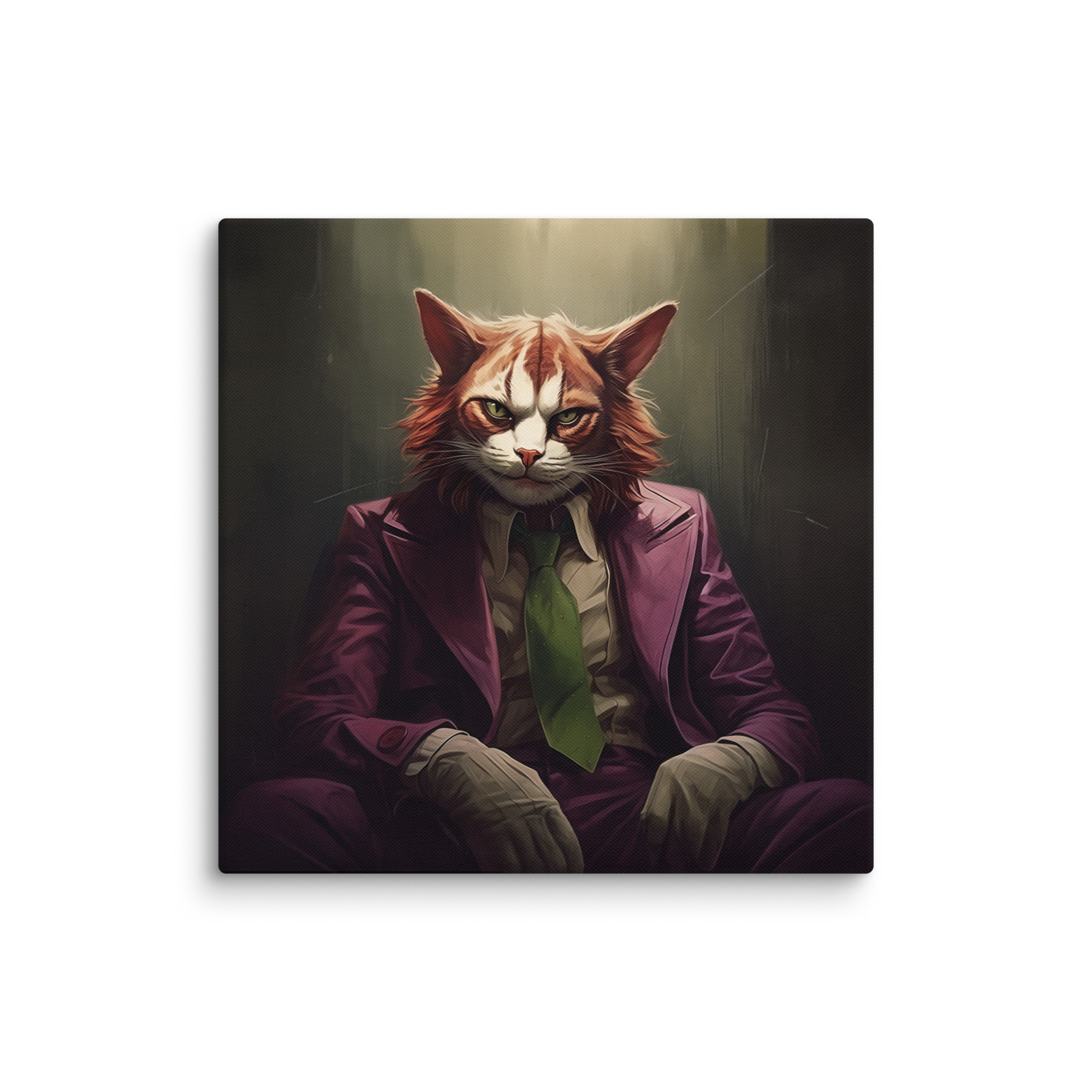 Toile Pop Art "Jocker Cat" – Image 4