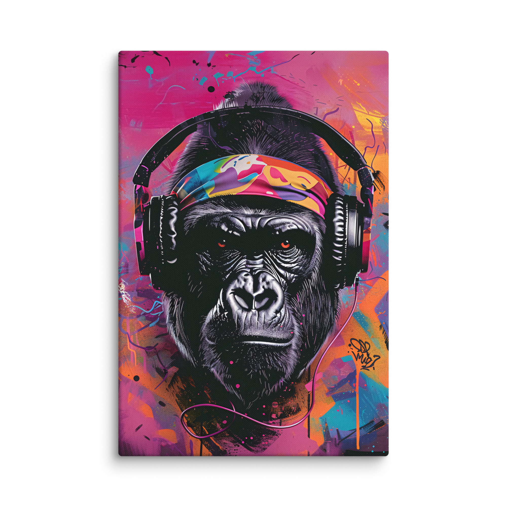 Toile PopArt "DJ Gorilla" – Image 8