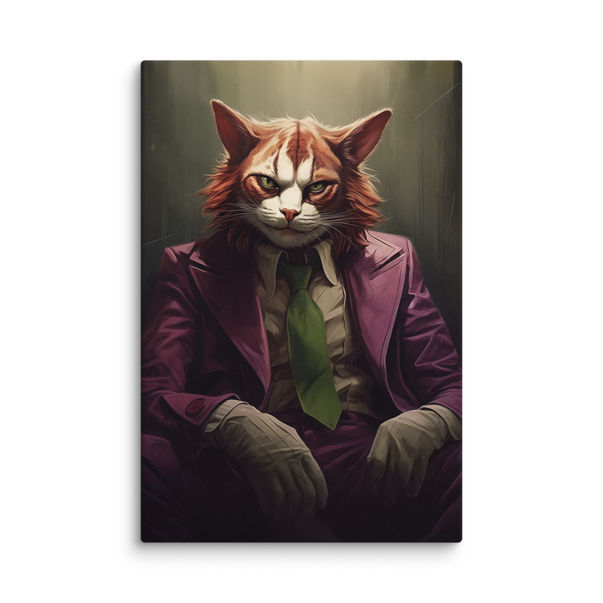 Toile Pop Art "Jocker Cat" – Image 8