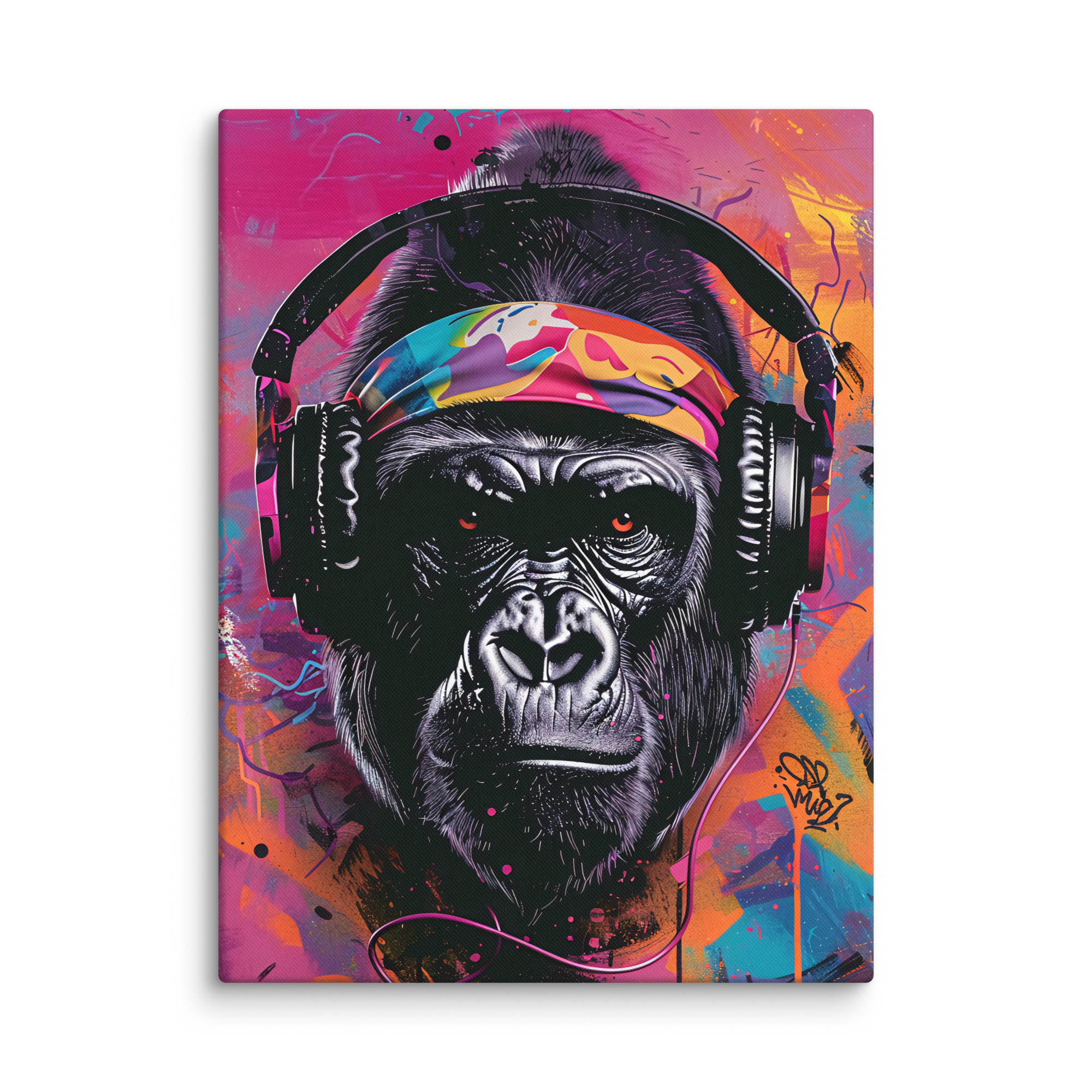 Toile PopArt "DJ Gorilla" – Image 5