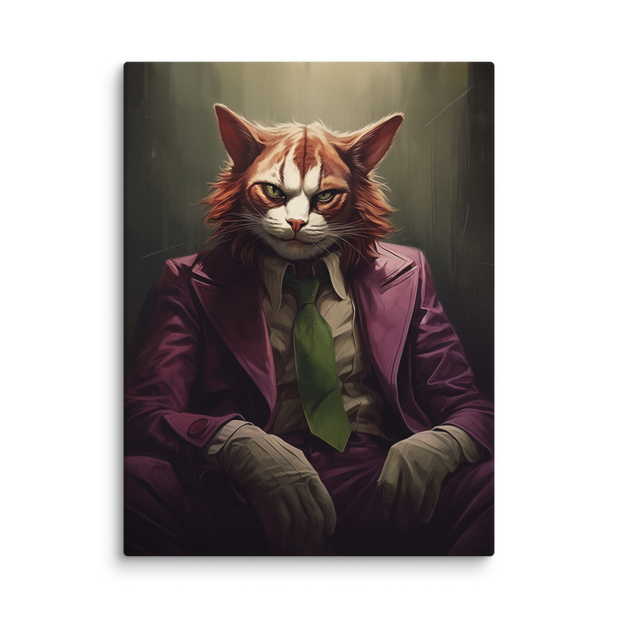 Toile Pop Art "Jocker Cat" – Image 5