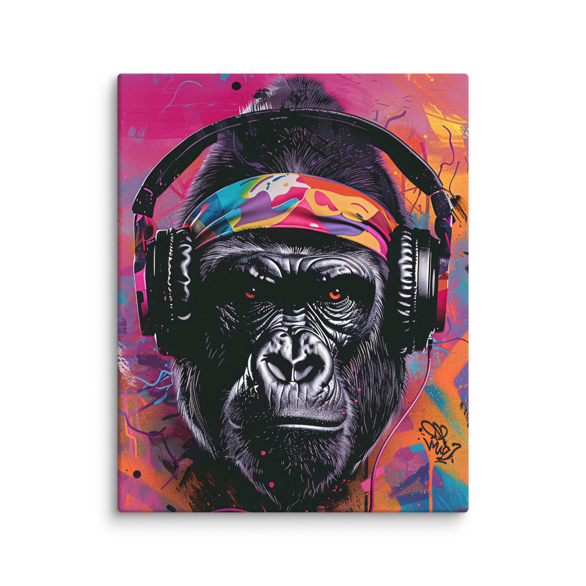 Toile PopArt "DJ Gorilla" – Image 6