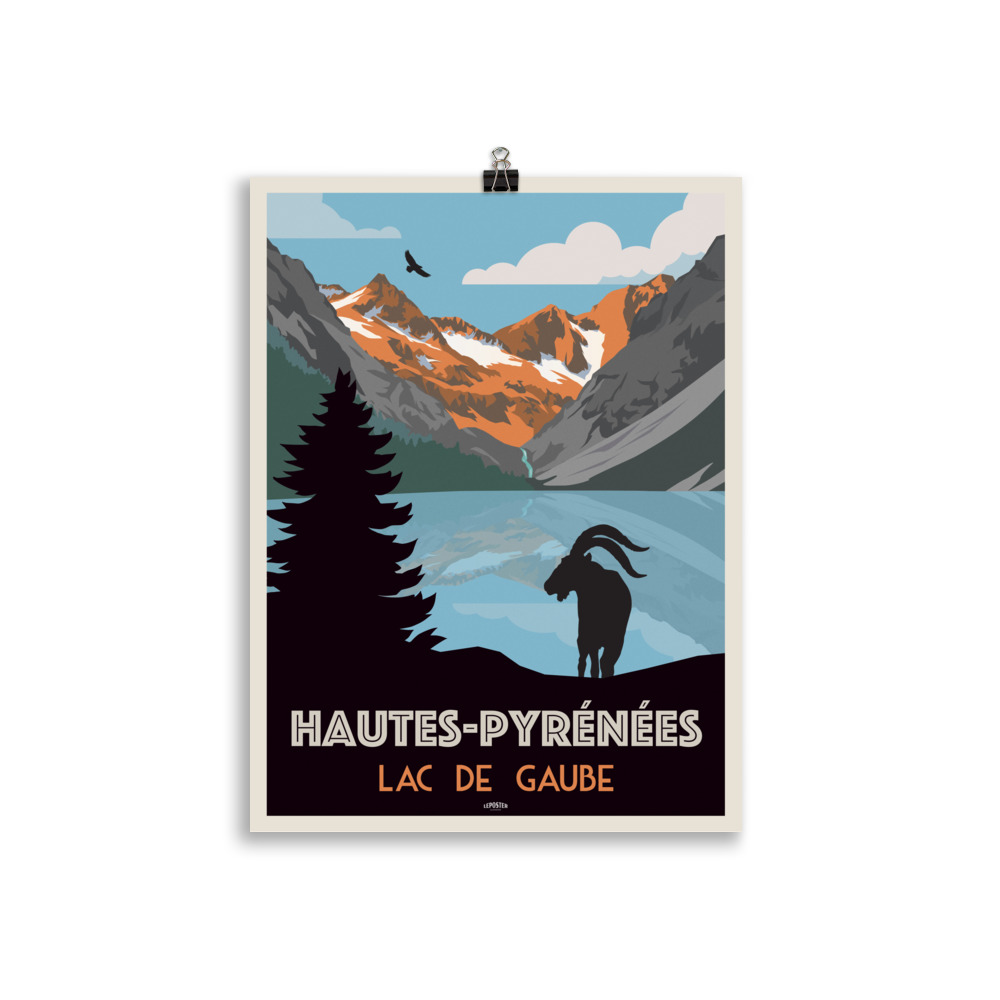Poster Vintage "Lac de Gaube" Hautes-Pyrénées – Image 2