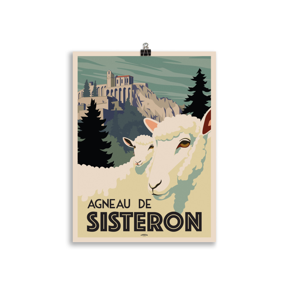 Poster Vintage "Agneau de Sisteron" – Image 2